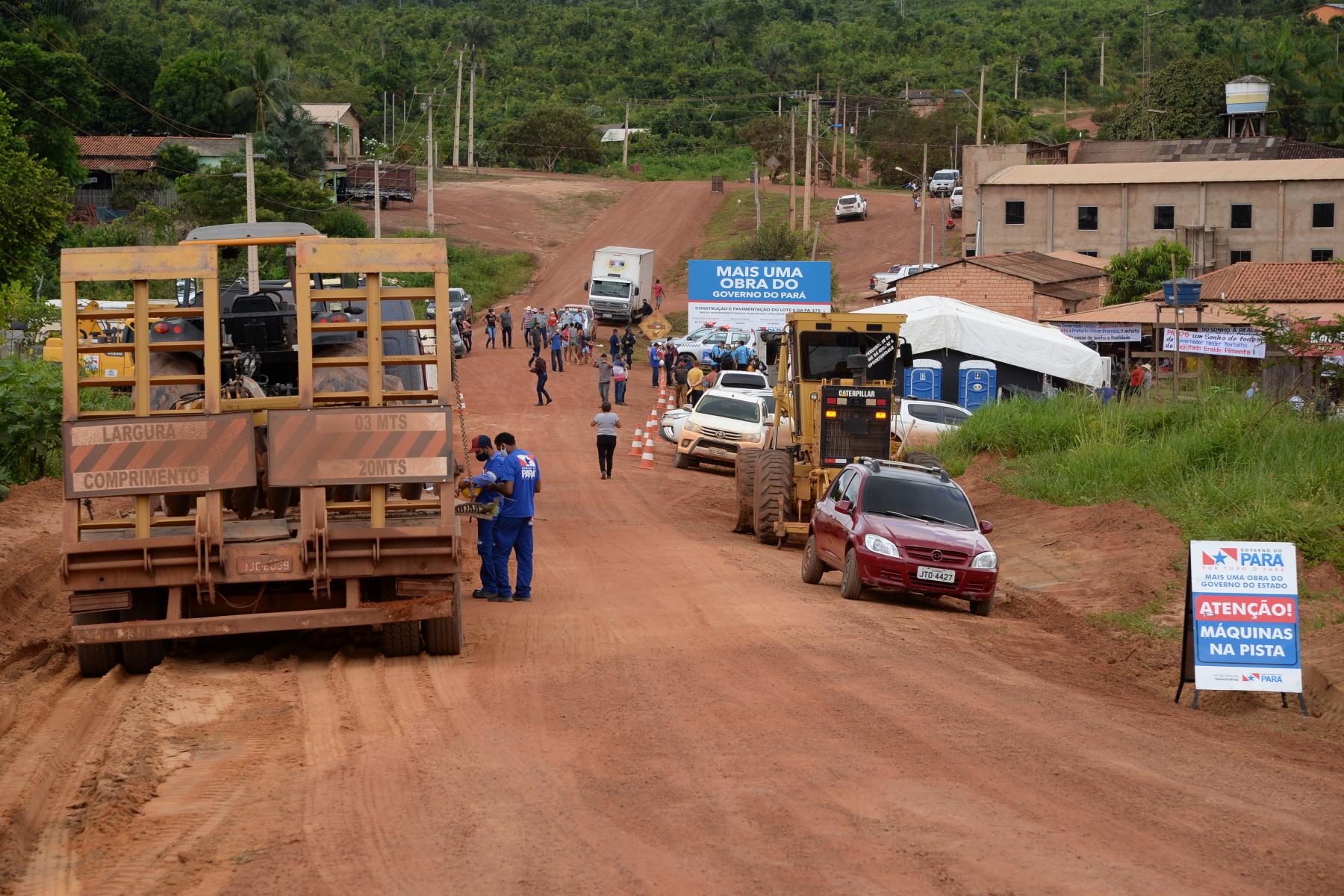 Rodovia BR-230, no Pará, recebe obras de pavimentação - Estradas